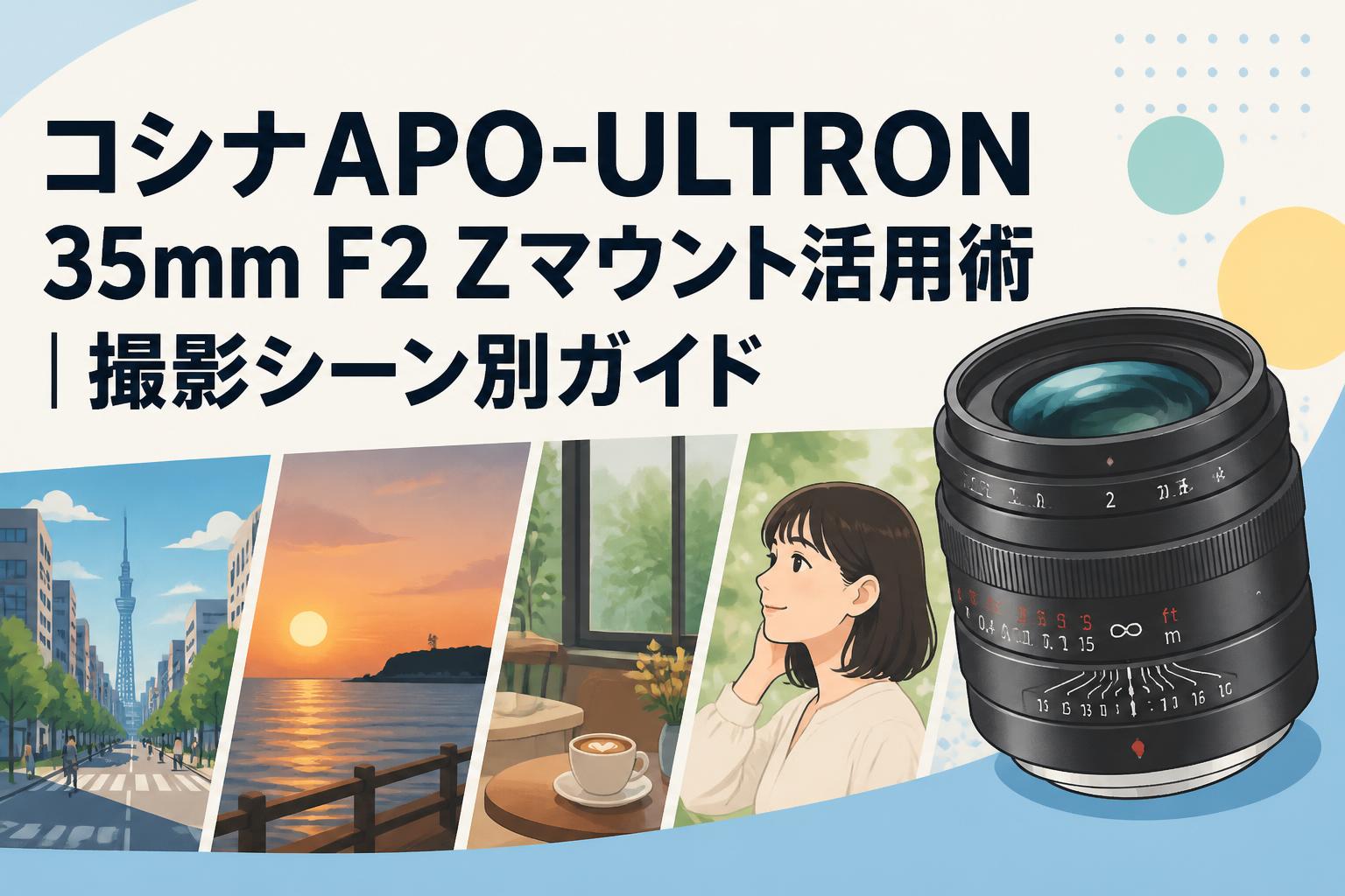 コシナAPO-ULTRON 35mm F2 Zマウント活用術｜撮影シーン別ガイド