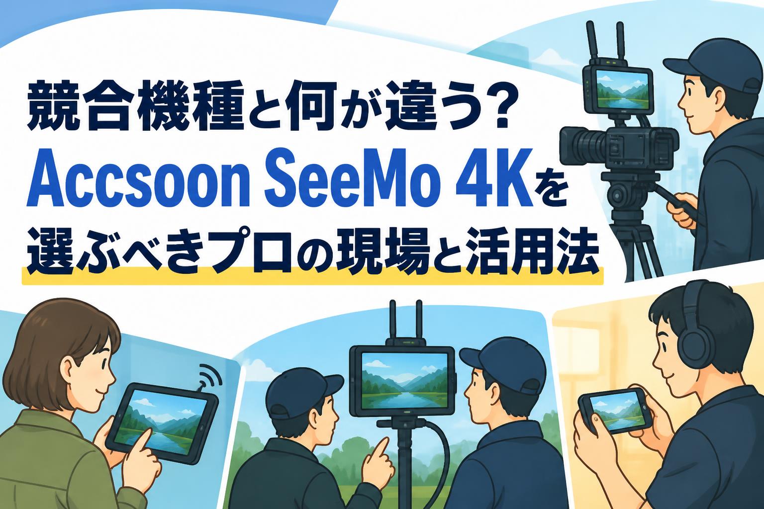 競合機種と何が違う？Accsoon SeeMo 4Kを選ぶべきプロの現場と活用法