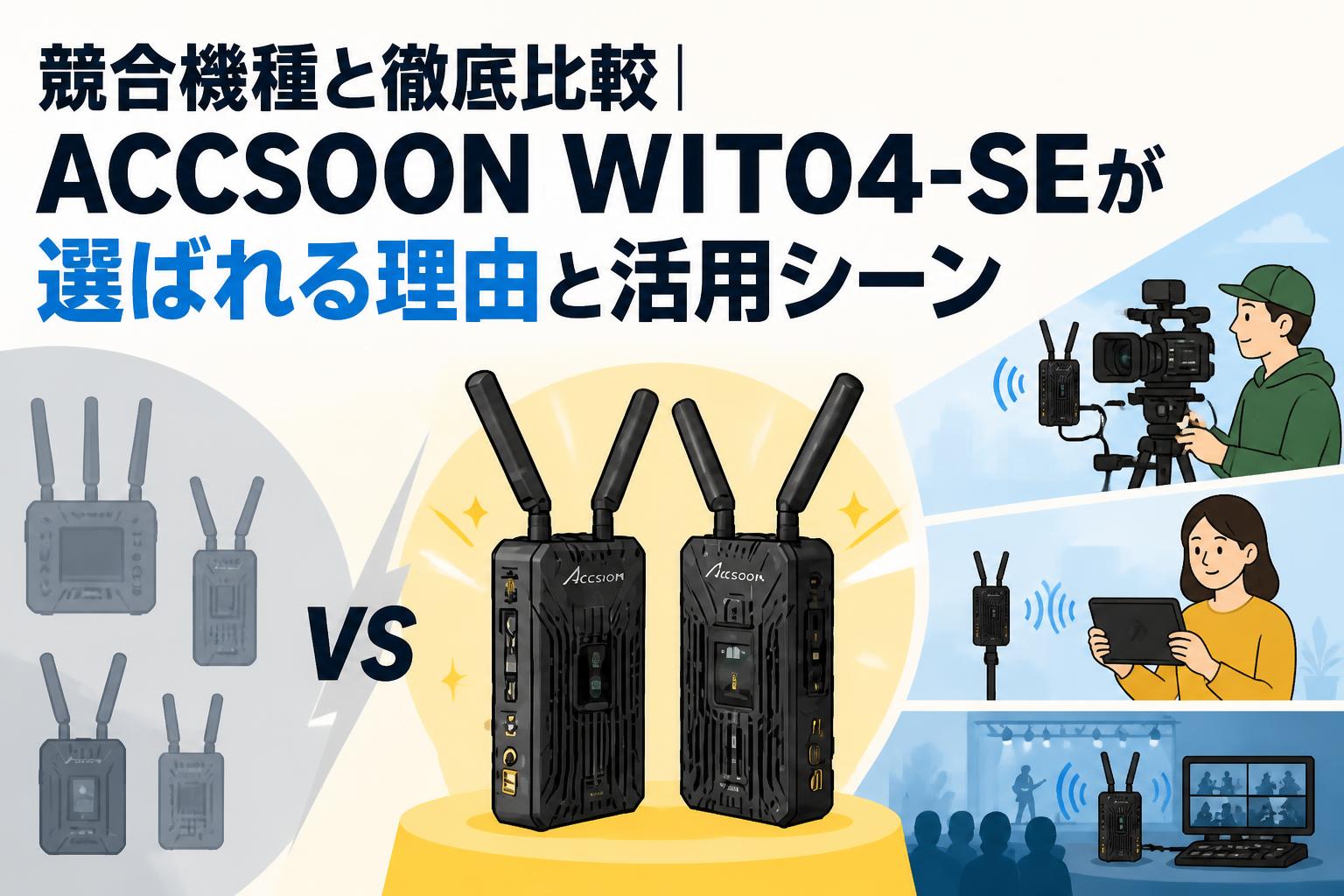 競合機種と徹底比較｜ACCSOON WIT04-SEが選ばれる理由と活用シーン