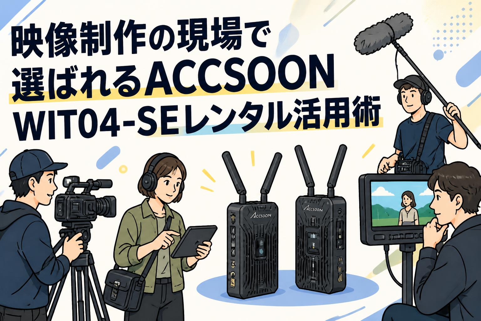 映像制作の現場で選ばれるACCSOON WIT04-SEレンタル活用術