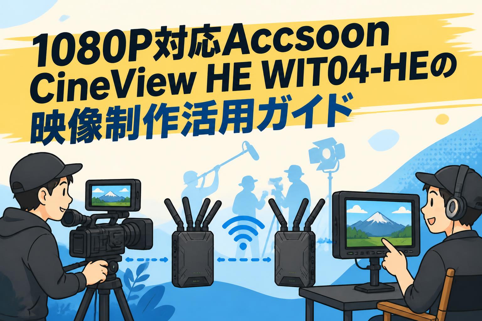 1080P対応Accsoon CineView HE WIT04-HEの映像制作活用ガイド