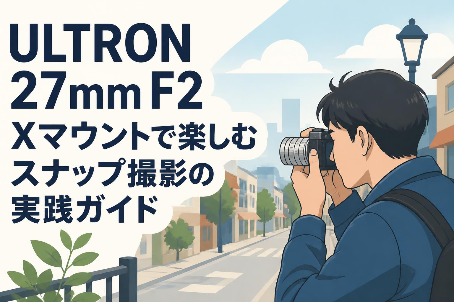 ULTRON 27mm F2 Xマウントで楽しむスナップ撮影の実践ガイド