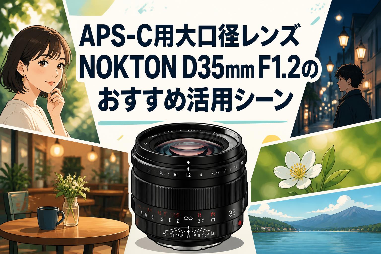 APS-C用大口径レンズNOKTON D35mm F1.2のおすすめ活用シーン
