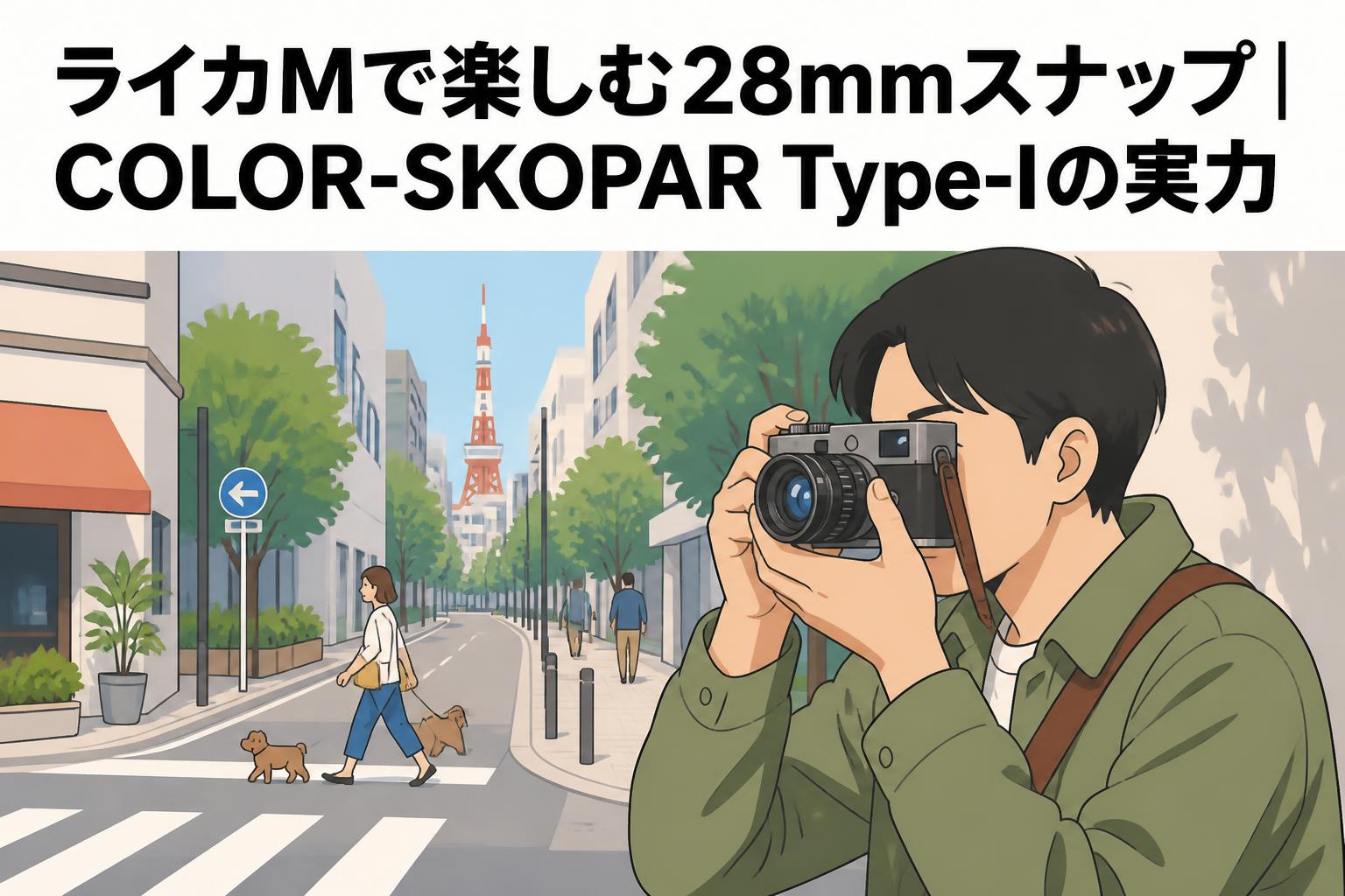 ライカMで楽しむ28mmスナップ｜COLOR-SKOPAR Type-Iの実力