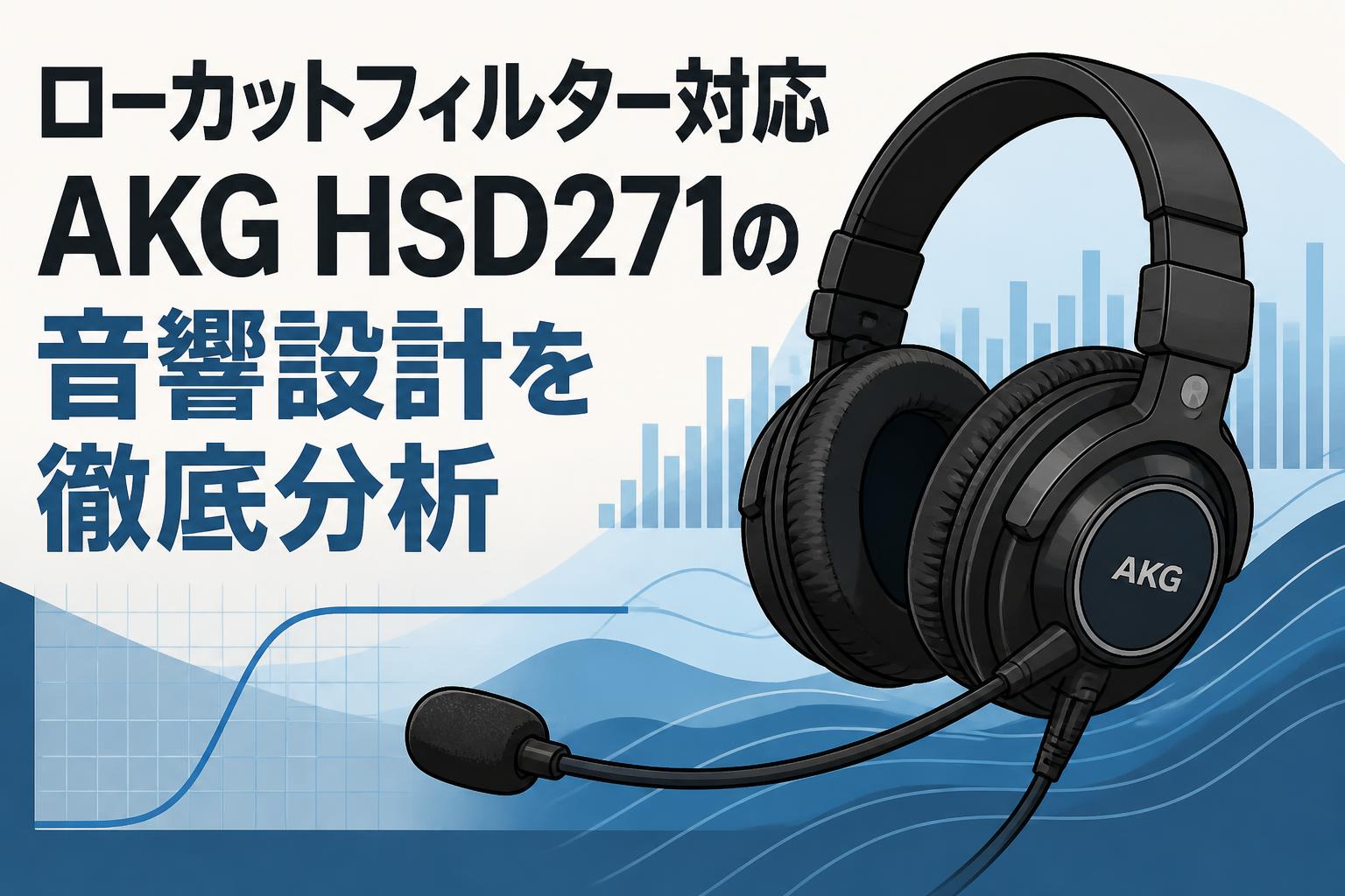 ローカットフィルター対応 AKG HSD271の音響設計を徹底分析