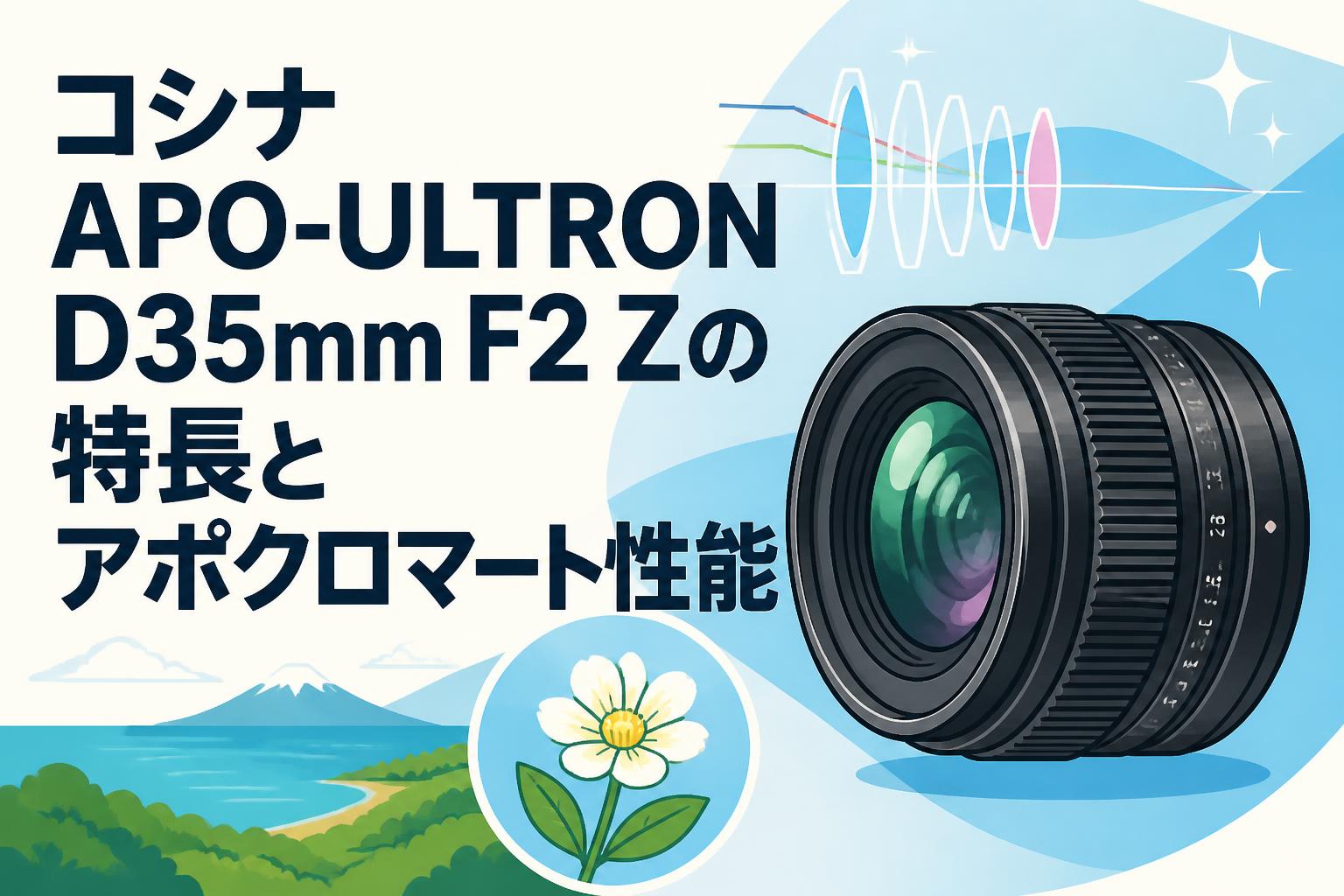 コシナ APO-ULTRON D35mm F2 Zの特長とアポクロマート性能