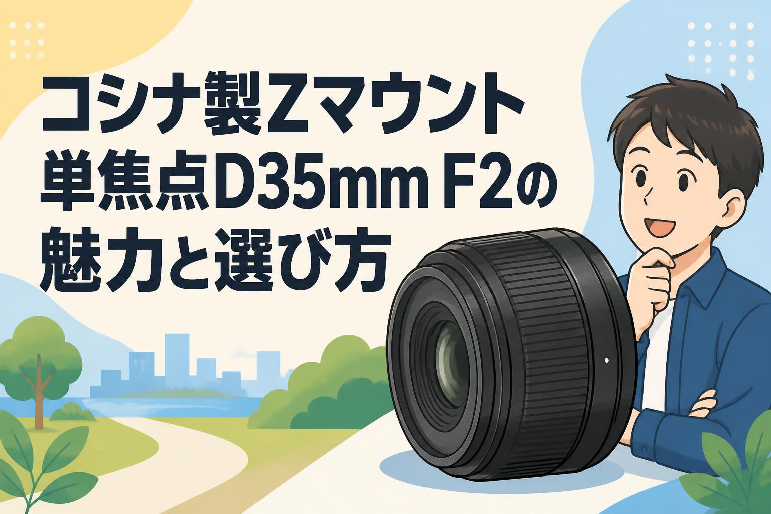 コシナ製Zマウント単焦点D35mm F2の魅力と選び方