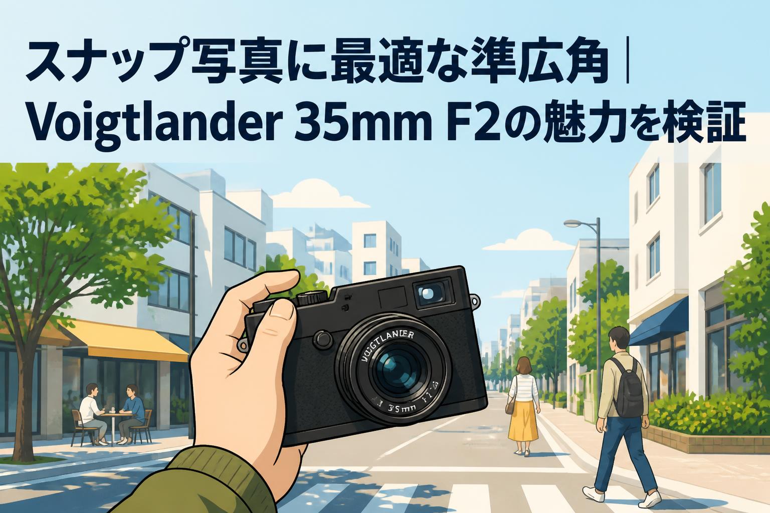 スナップ写真に最適な準広角｜Voigtlander 35mm F2の魅力を検証