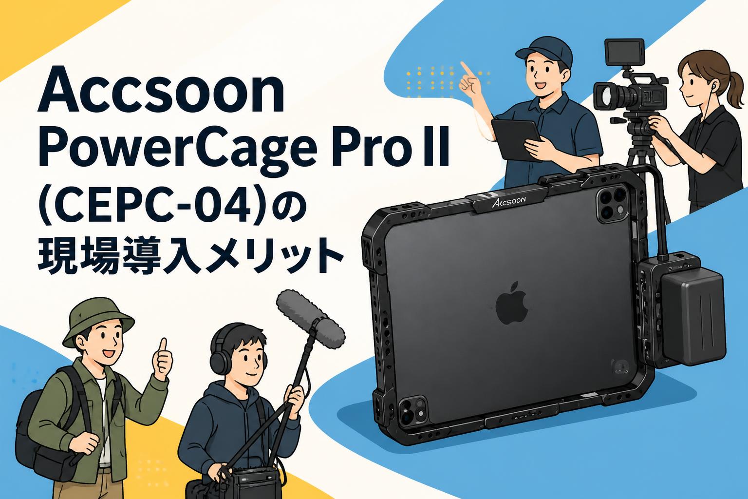 Accsoon PowerCage Pro II (CEPC-04)の現場導入メリット