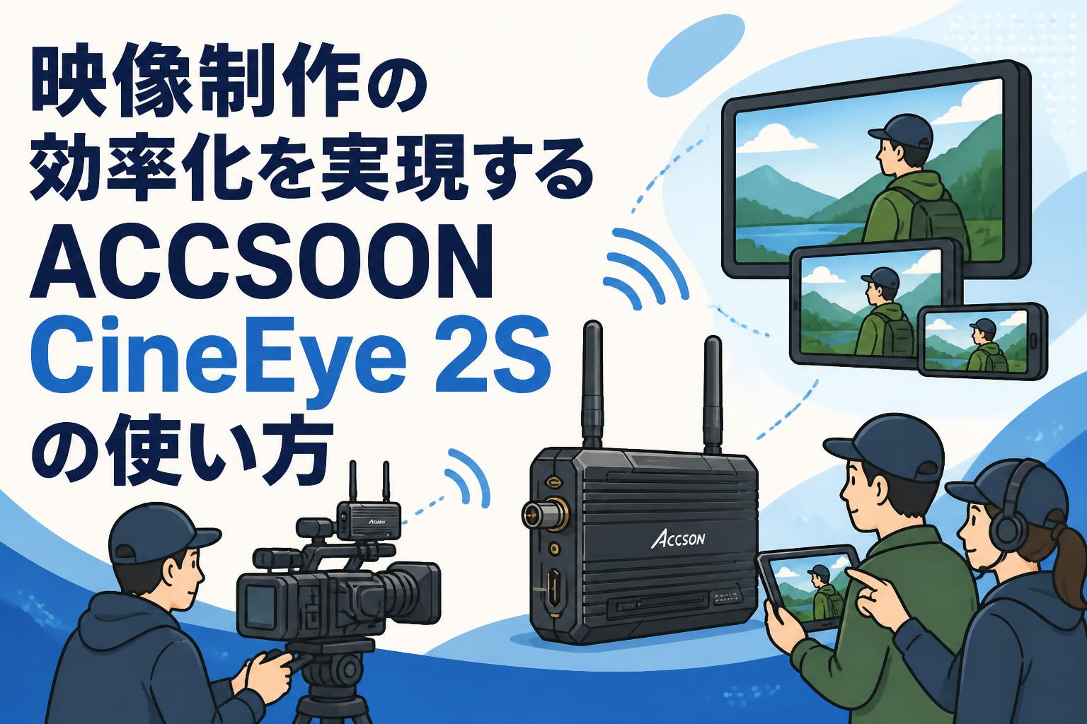 映像制作の効率化を実現するACCSOON CineEye 2Sの使い方