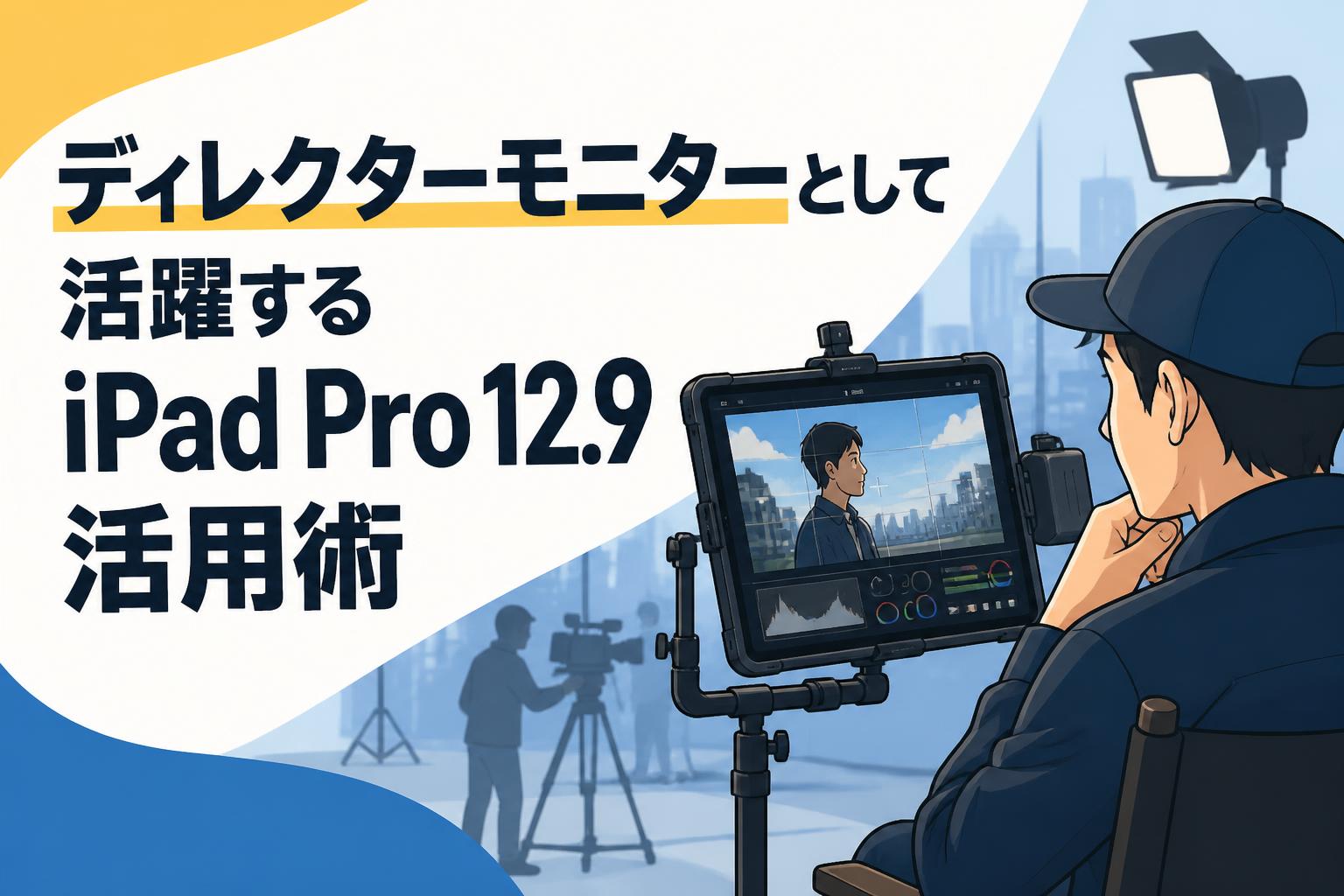 ディレクターモニターとして活躍するiPad Pro 12.9活用術