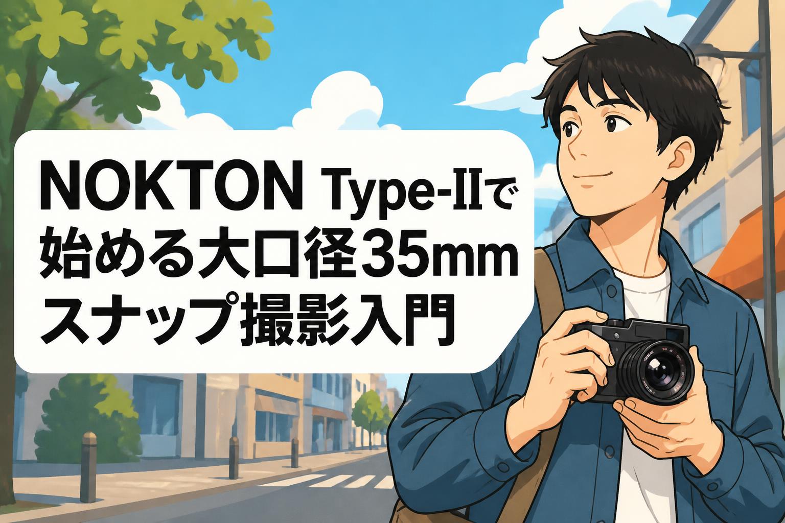 NOKTON Type-IIで始める大口径35mmスナップ撮影入門