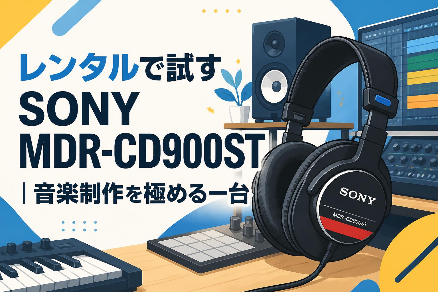 レンタルで試すSONY MDR-CD900ST｜音楽制作を極める一台