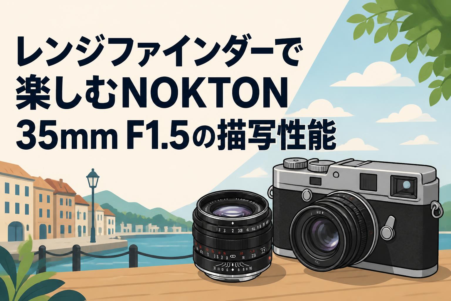 レンジファインダーで楽しむNOKTON 35mm F1.5の描写性能