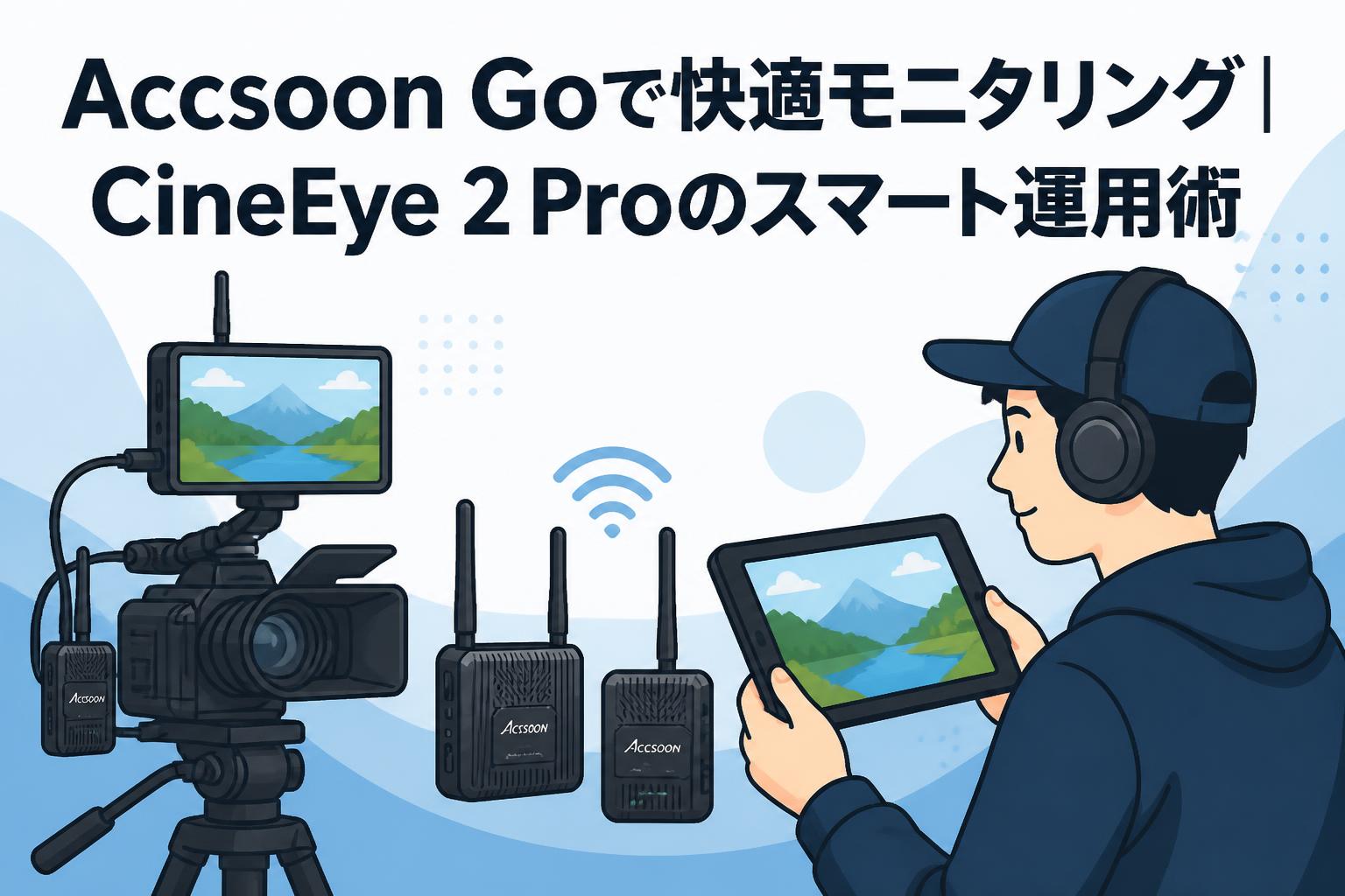 Accsoon Goで快適モニタリング｜CineEye 2 Proのスマート運用術