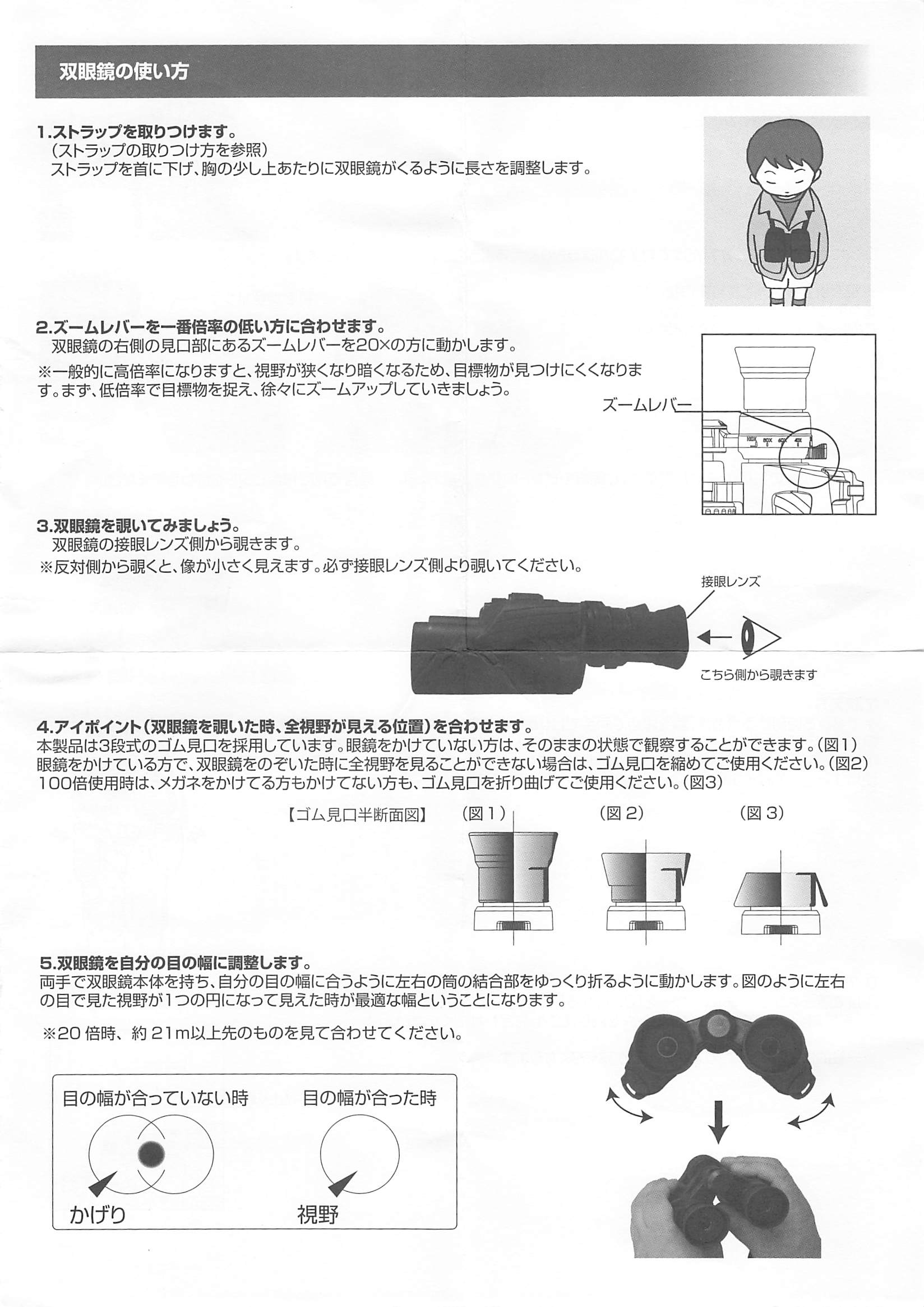 値頃 Kenko 双眼鏡 SG-Z 20-100×30 FMC