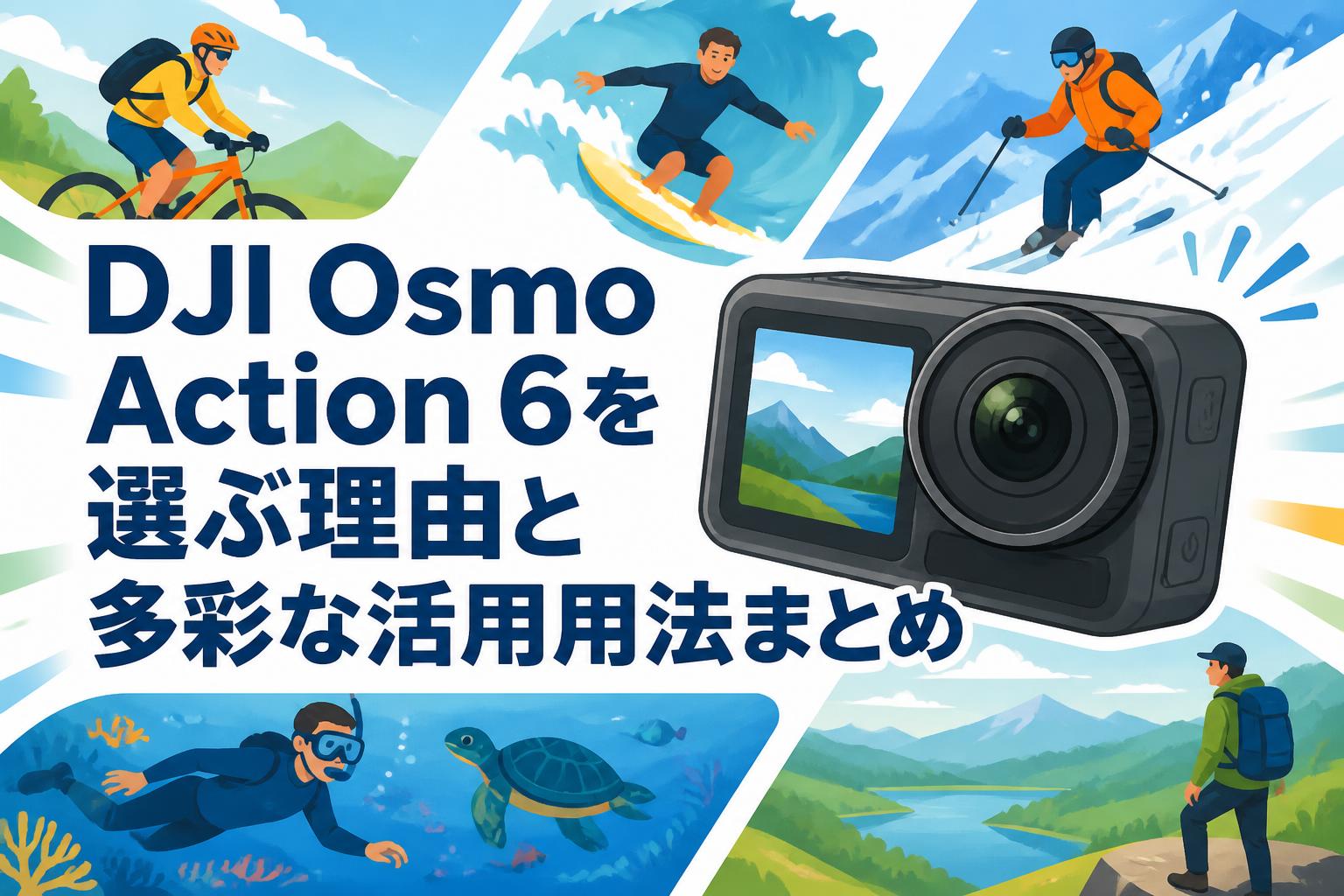 DJI Osmo Action 6を選ぶ理由と多彩な活用用法まとめ