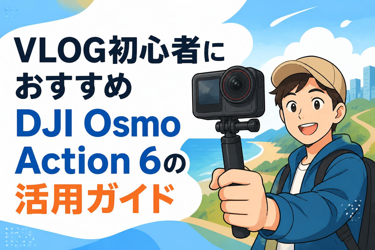 VLOG初心者におすすめDJI Osmo Action 6の活用ガイド
