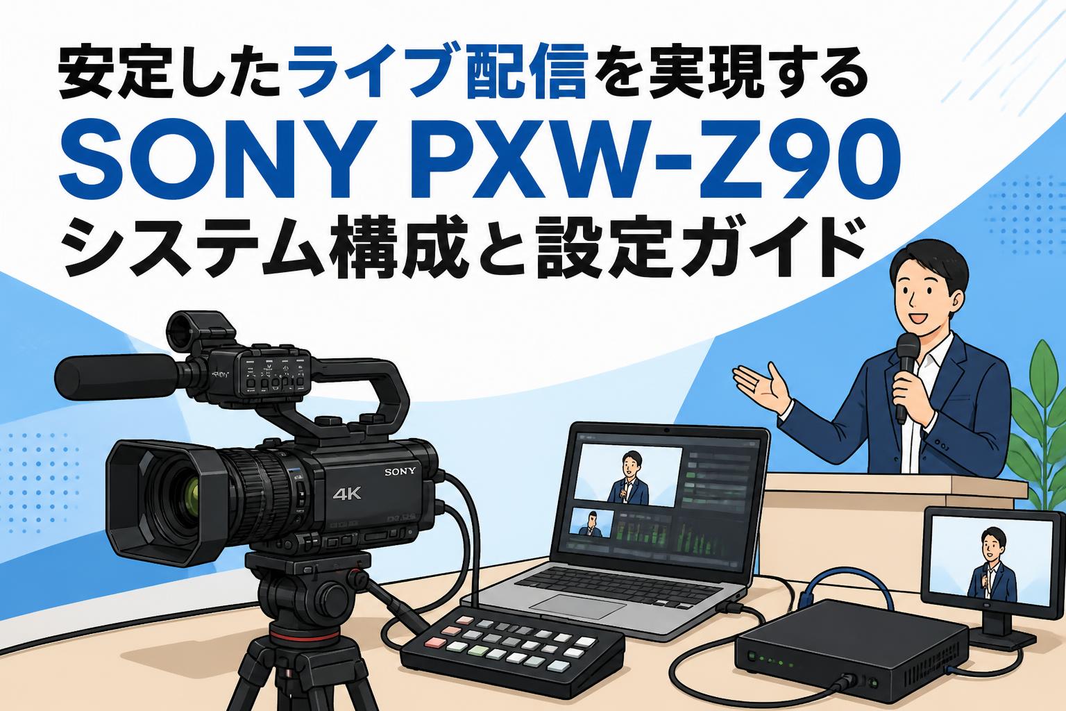 安定したライブ配信を実現するSONY PXW-Z90システム構成と設定ガイド
