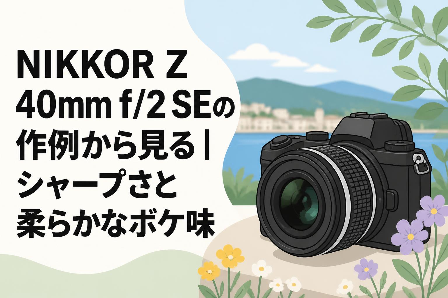 NIKKOR Z 40mm f/2 SEの作例から見る｜シャープさと柔らかなボケ味