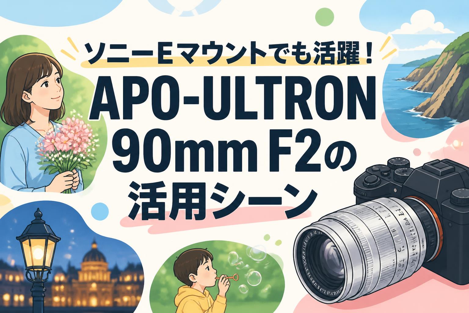 ソニーEマウントでも活躍！APO-ULTRON 90mm F2の活用シーン
