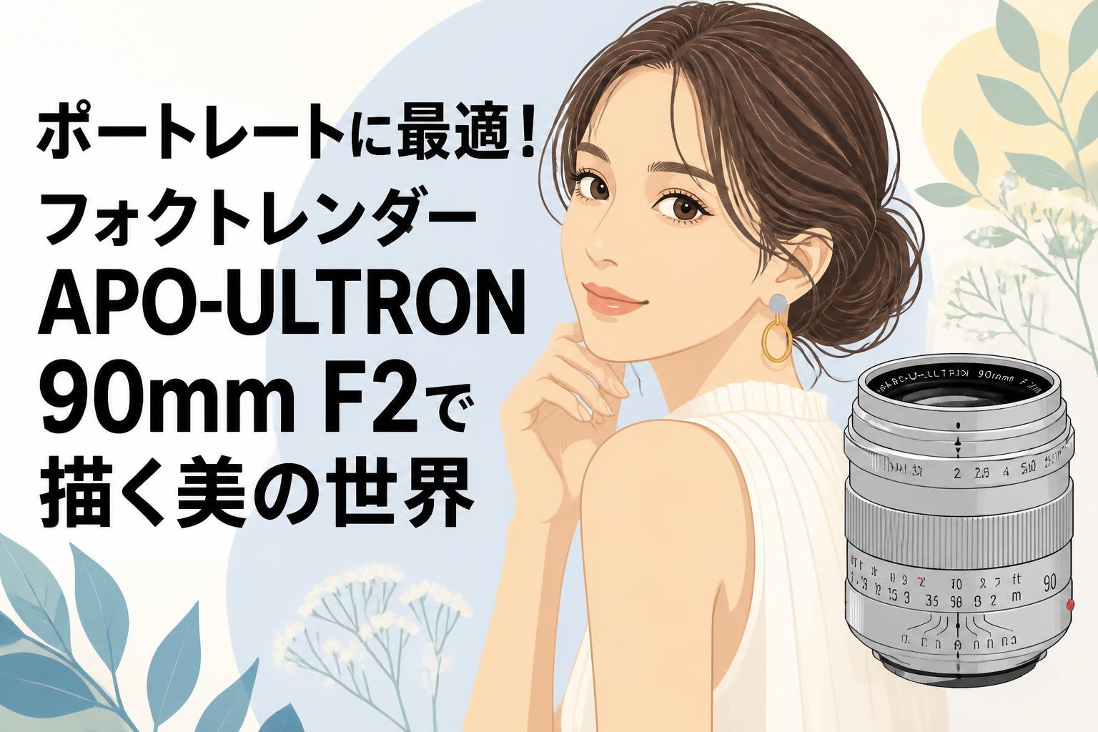 ポートレートに最適！フォクトレンダー APO-ULTRON 90mm F2で描く美の世界
