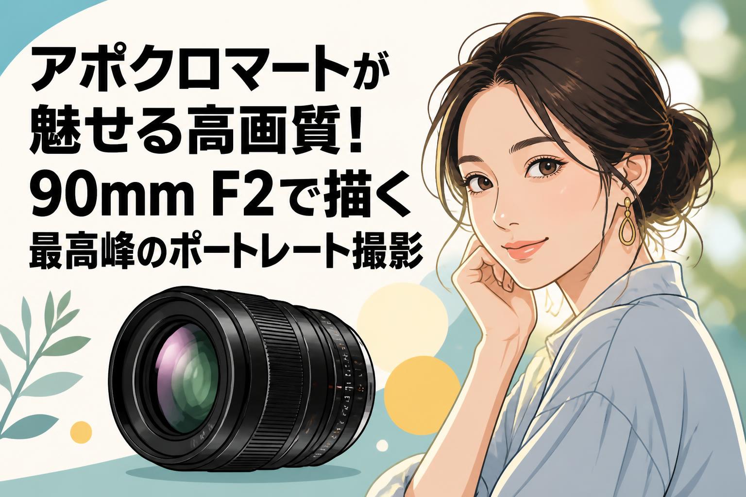 アポクロマートが魅せる高画質！90mm F2で描く最高峰のポートレート撮影