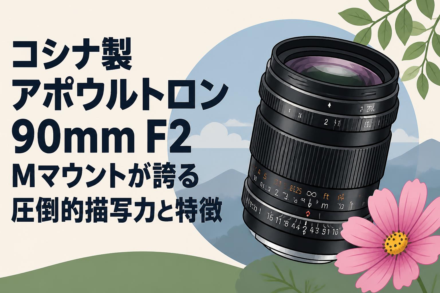 コシナ製アポウルトロン 90mm F2 Mマウントが誇る圧倒的描写力と特徴
