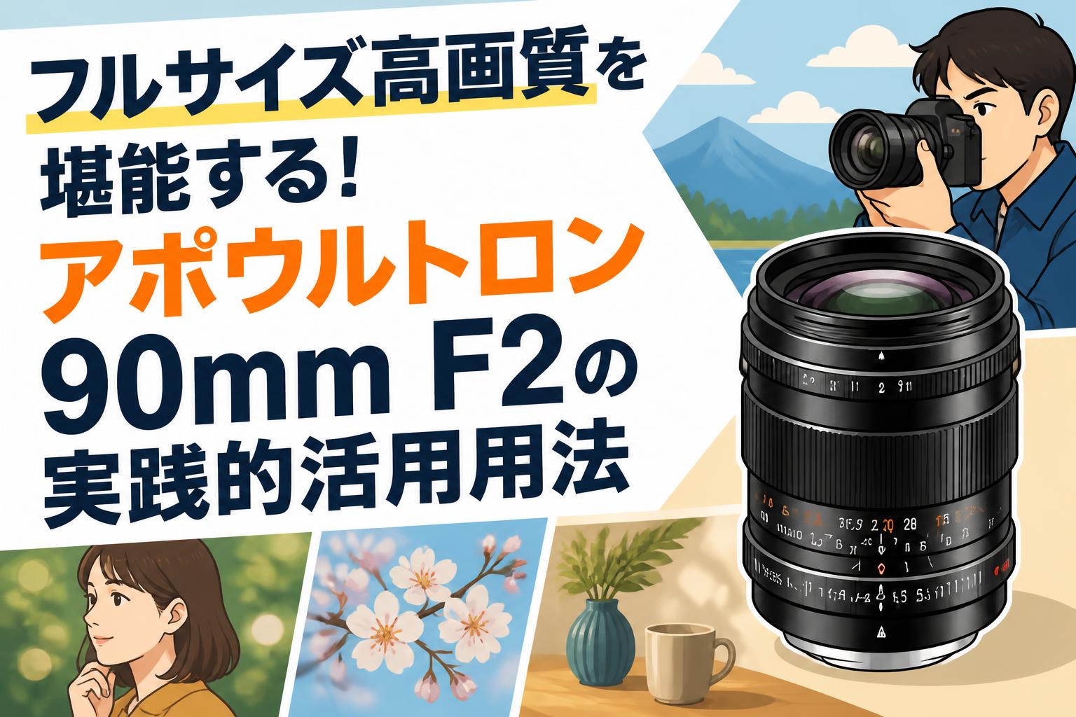 フルサイズ高画質を堪能する！アポウルトロン 90mm F2の実践的活用用法