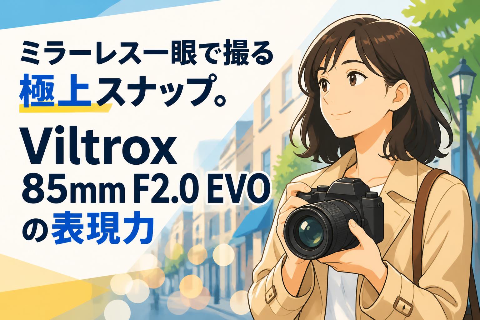 ミラーレス一眼で撮る極上スナップ。Viltrox 85mm F2.0 EVOの表現力