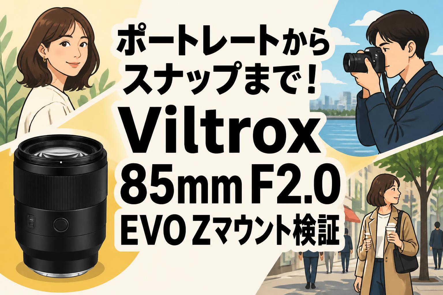 ポートレートからスナップまで！Viltrox 85mm F2.0 EVO Zマウント検証
