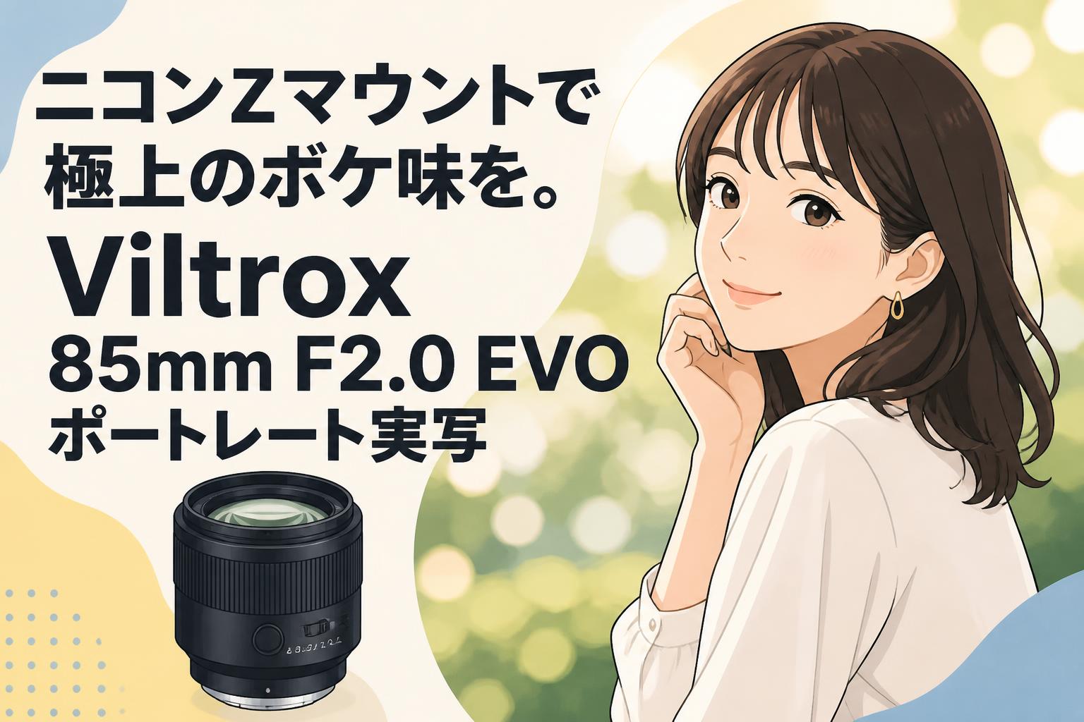 ニコンZマウントで極上のボケ味を。Viltrox 85mm F2.0 EVOポートレート実写