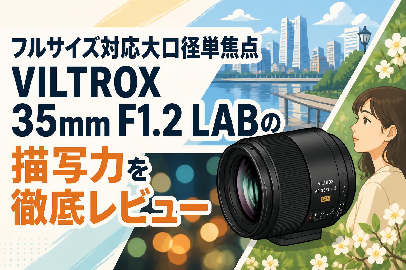 フルサイズ対応大口径単焦点 VILTROX 35mm F1.2 LABの描写力を徹底レビュー