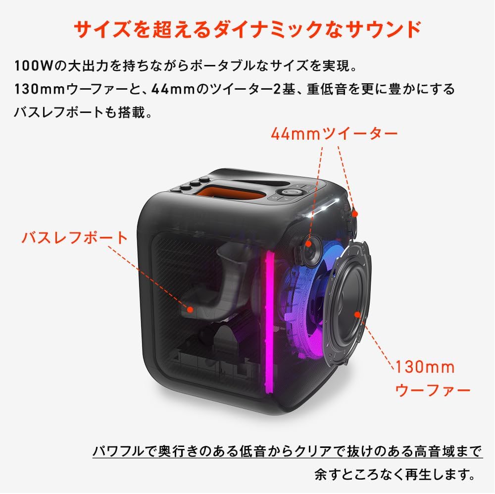 JBL PARTYBOX Encore ワイヤレスマイク1本付 Bluetooth ／ポータブル