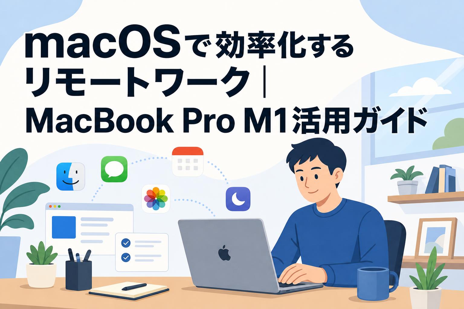 macOSで効率化するリモートワーク｜MacBook Pro M1活用ガイド