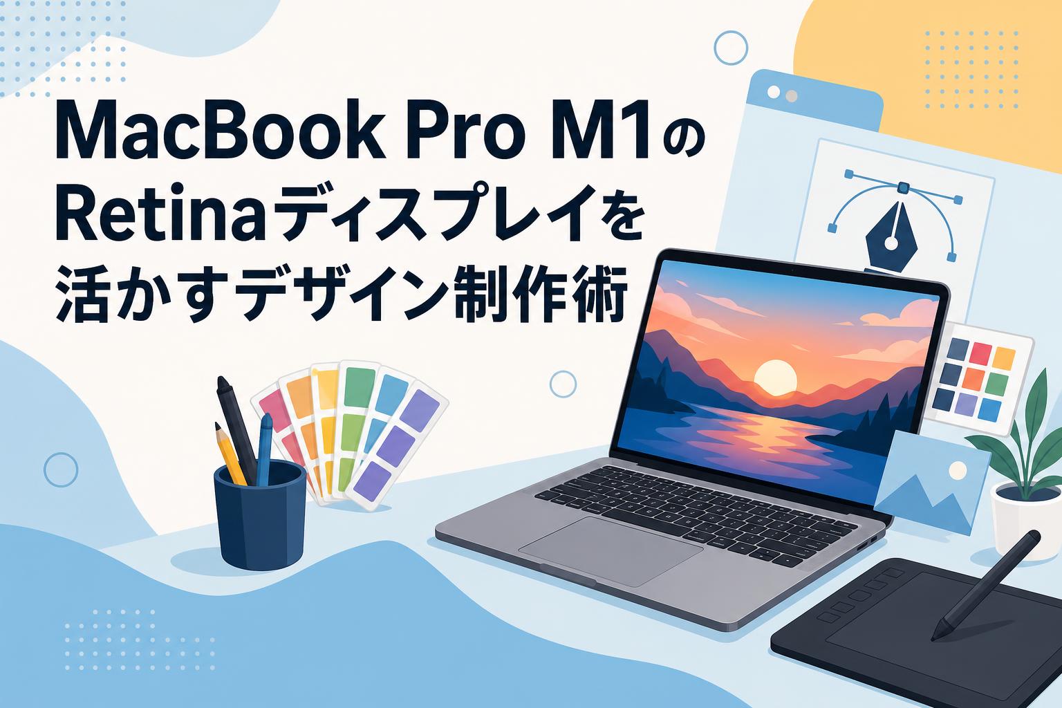 MacBook Pro M1のRetinaディスプレイを活かすデザイン制作術