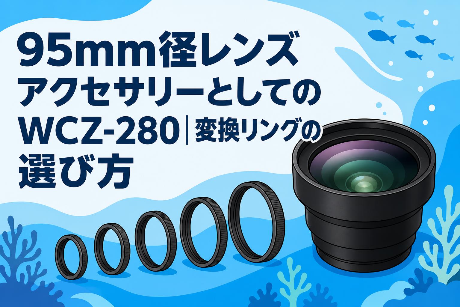 95mm径レンズアクセサリーとしてのWCZ-280｜変換リングの選び方