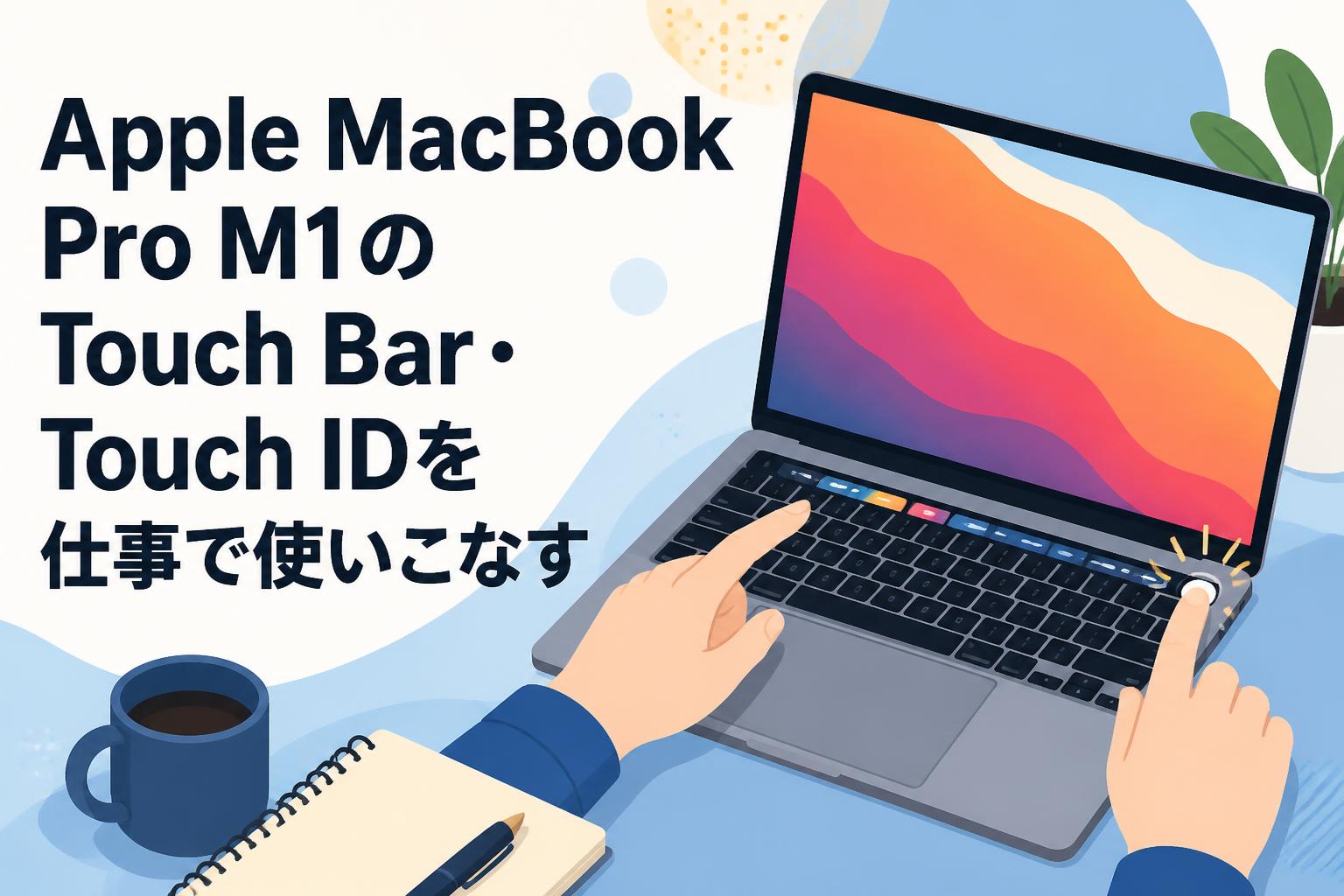 Apple MacBook Pro M1のTouch Bar・Touch IDを仕事で使いこなす