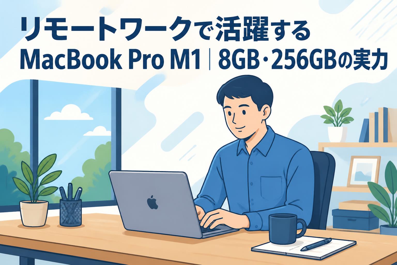 リモートワークで活躍するMacBook Pro M1｜8GB・256GBの実力
