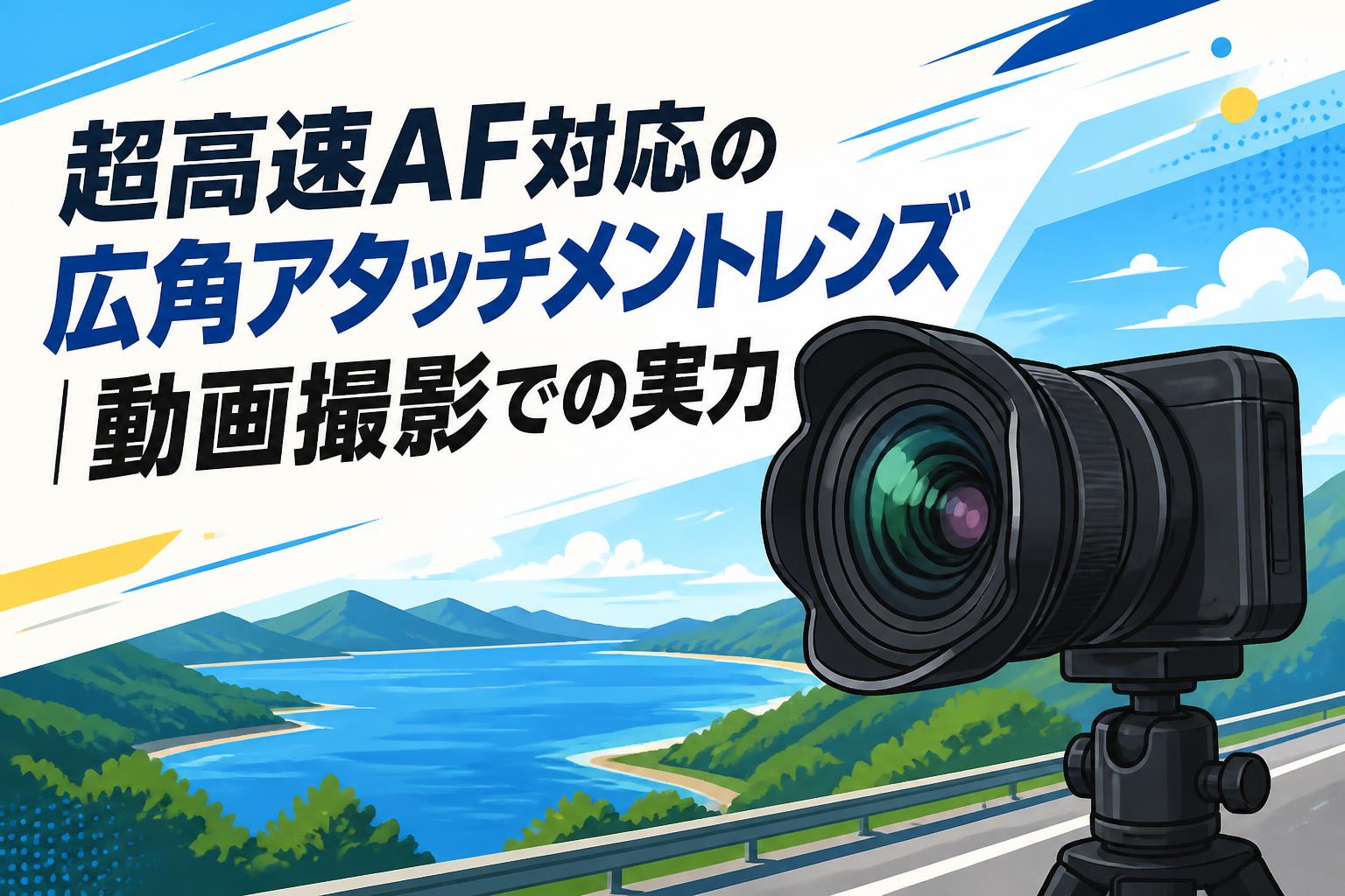 超高速AF対応の広角アタッチメントレンズ｜動画撮影での実力