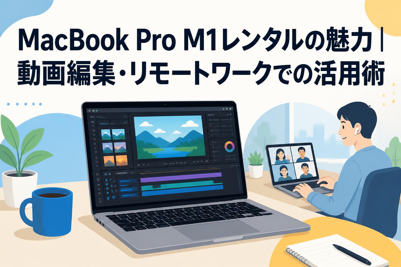 MacBook Pro M1レンタルの魅力｜動画編集・リモートワークでの活用術