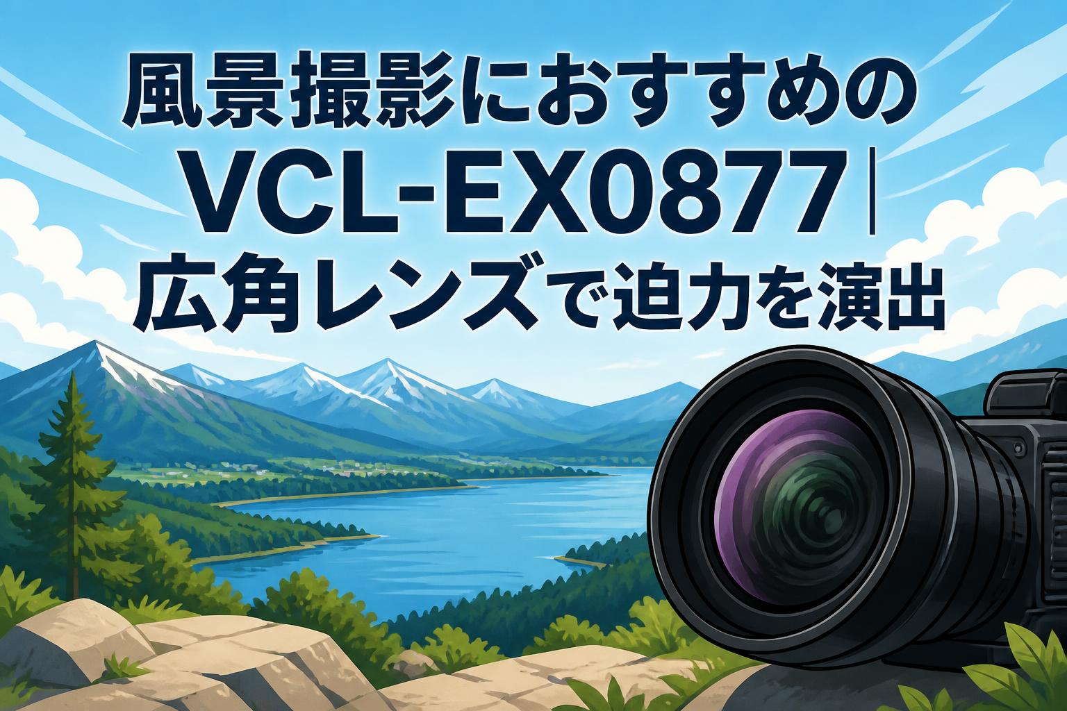 風景撮影におすすめのVCL-EX0877｜広角レンズで迫力を演出