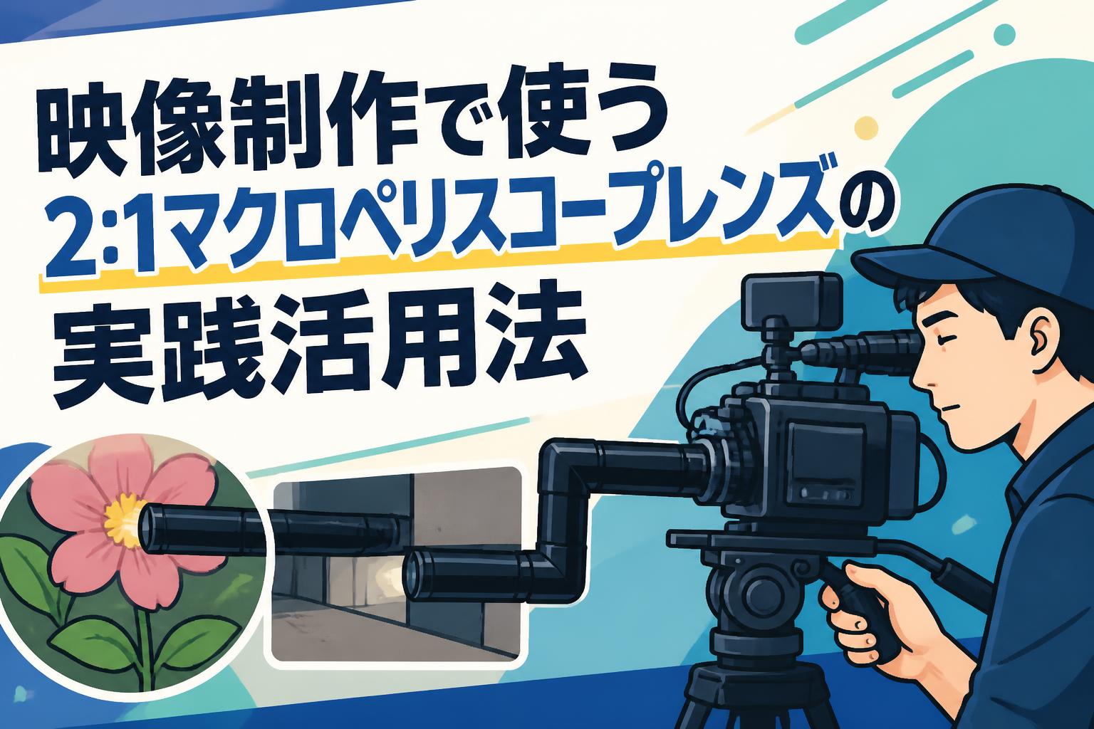 映像制作で使う2:1マクロペリスコープレンズの実践活用法