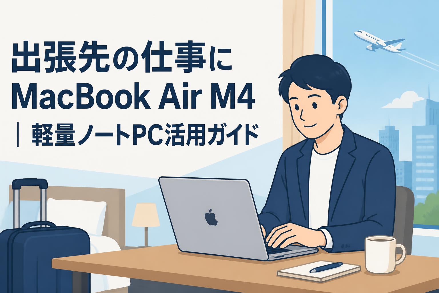 出張先の仕事にMacBook Air M4｜軽量ノートPC活用ガイド