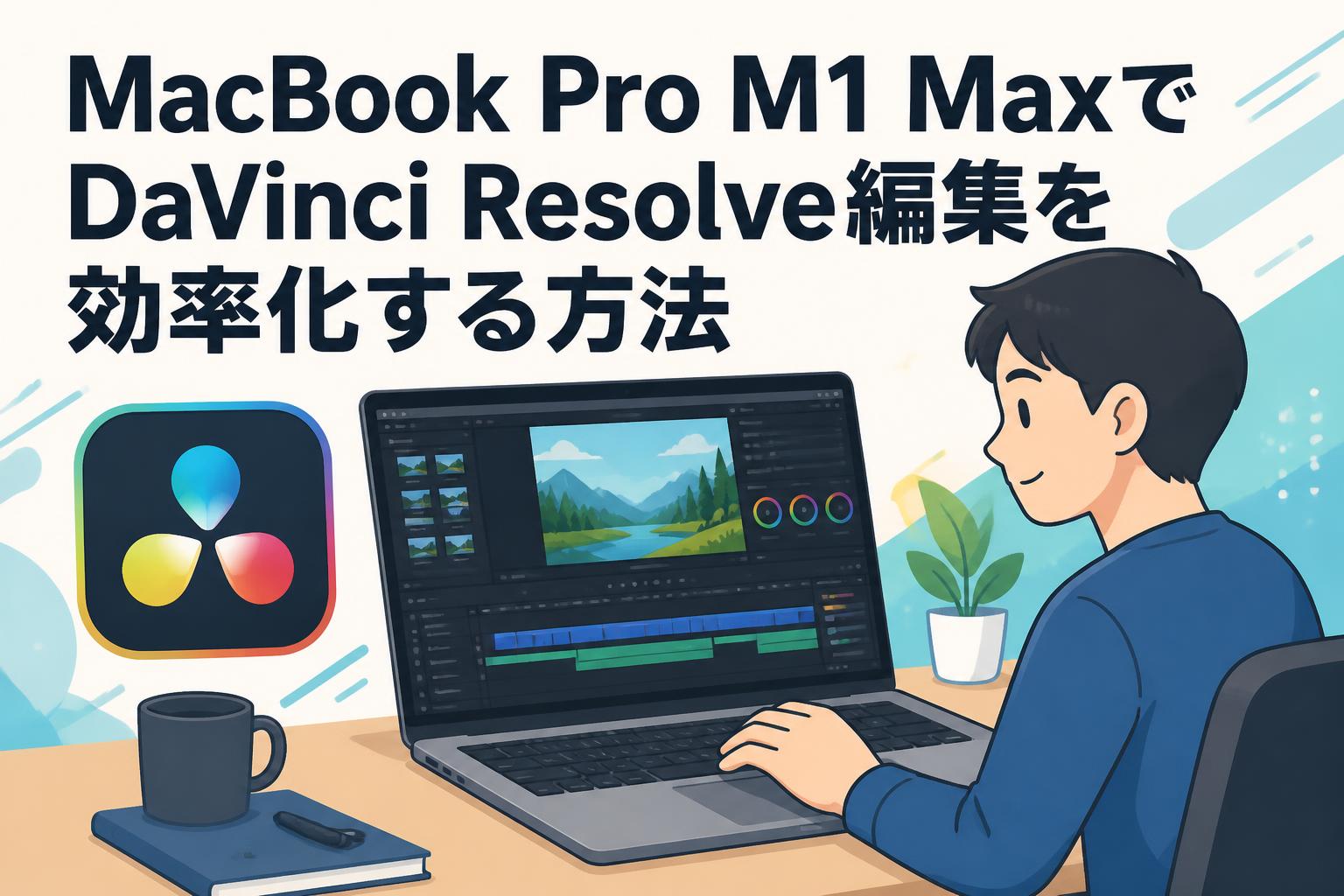 MacBook Pro M1 MaxでDaVinci Resolve編集を効率化する方法