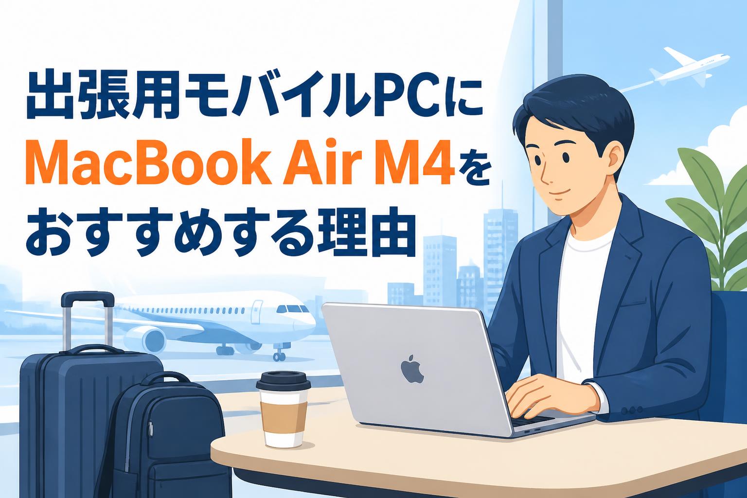出張用モバイルPCにMacBook Air M4をおすすめする理由