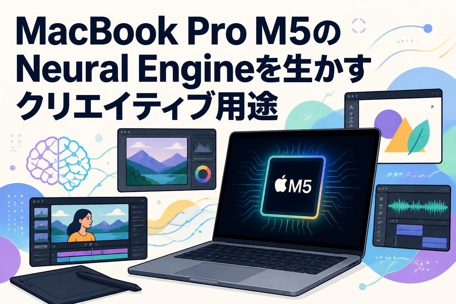 MacBook Pro M5のNeural Engineを生かすクリエイティブ用途