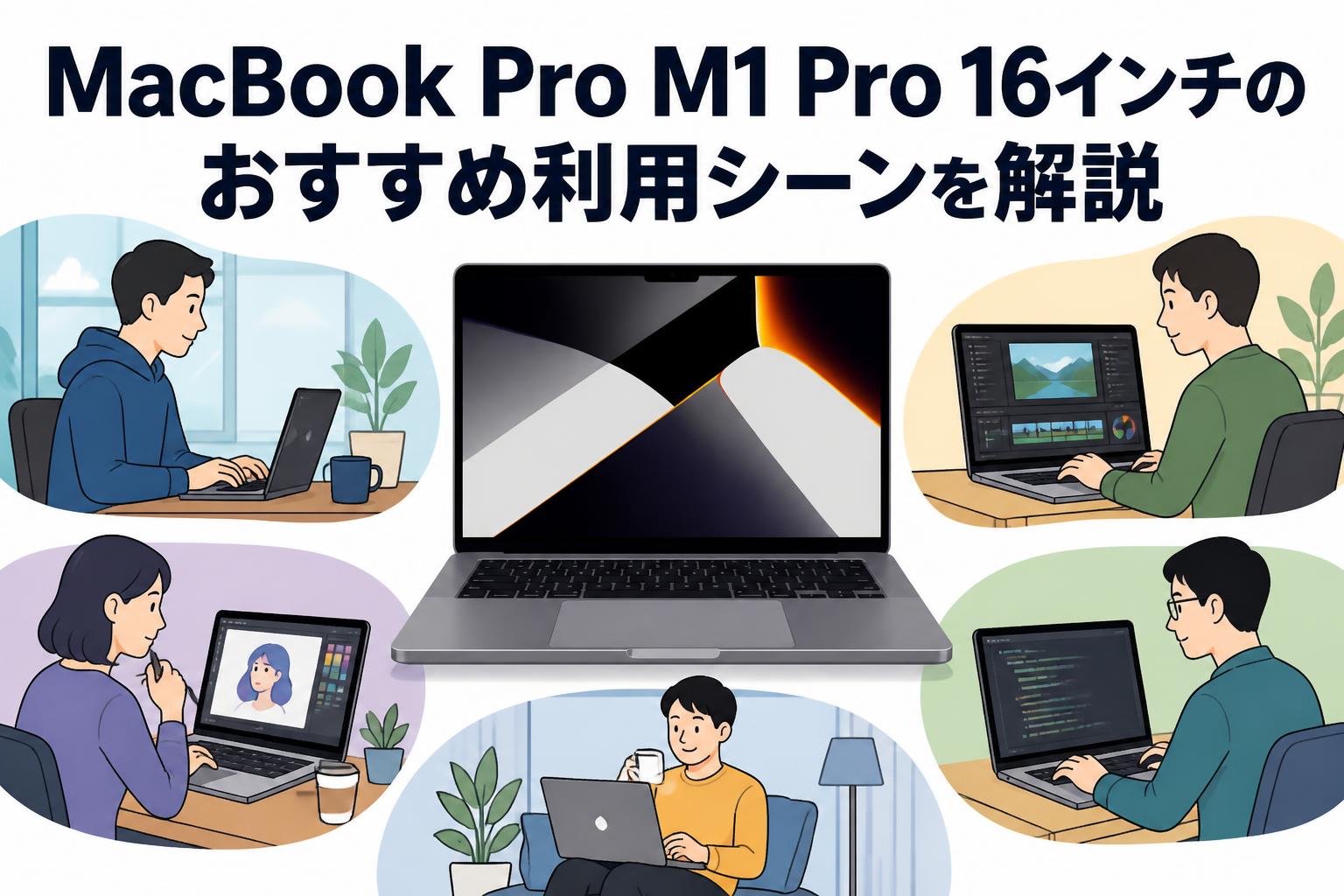 MacBook Pro M1 Pro 16インチのおすすめ利用シーンを解説