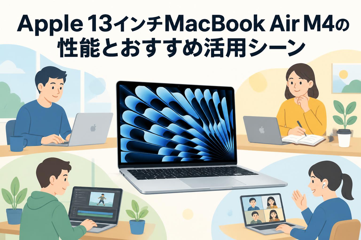 Apple 13インチMacBook Air M4の性能とおすすめ活用シーン