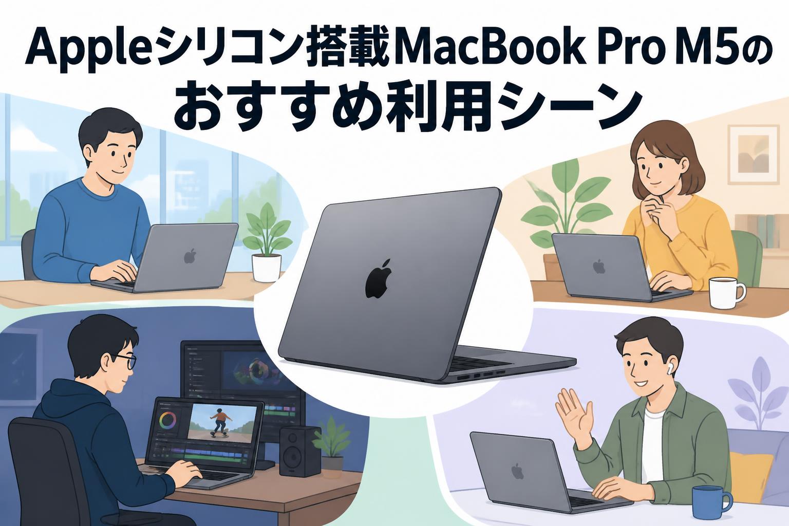 Appleシリコン搭載MacBook Pro M5のおすすめ利用シーン
